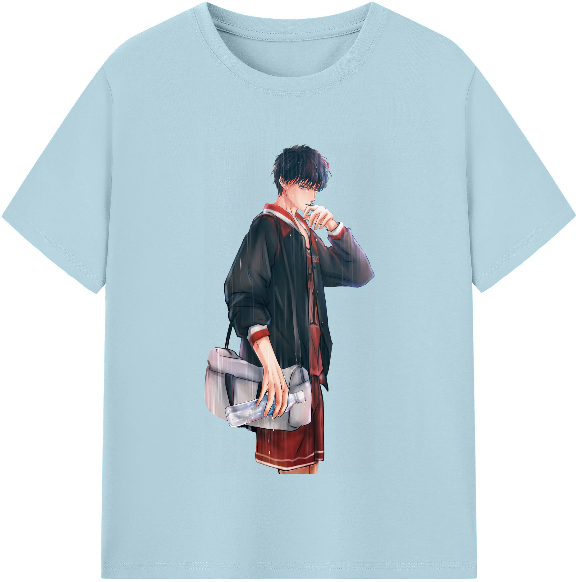 SLAM DUNK／スラムダンク 綿100％半袖Tシャツ（フロントプリント）
